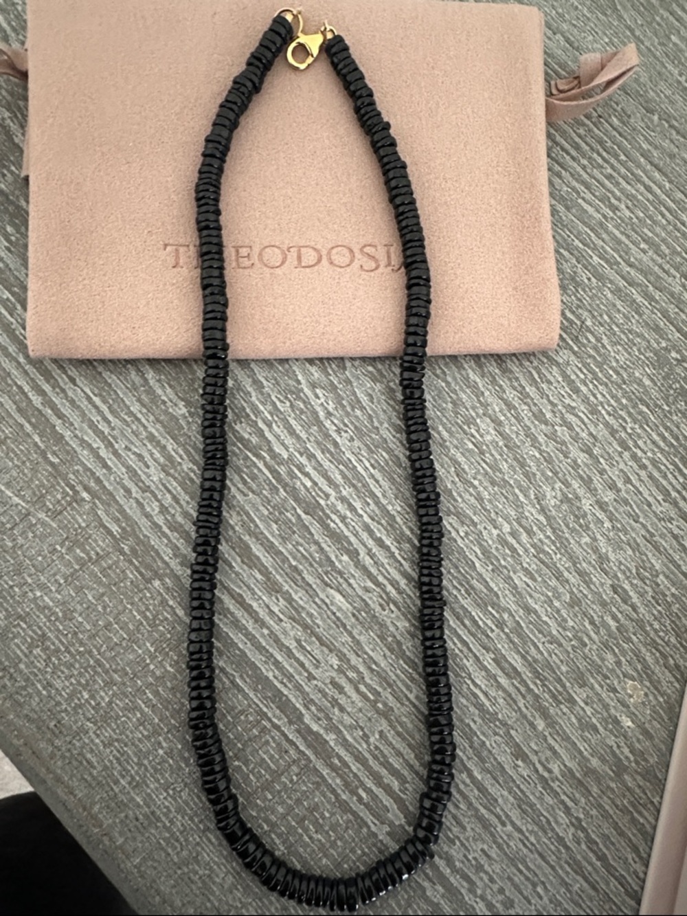 Theodosia candy onyx necklace NWT